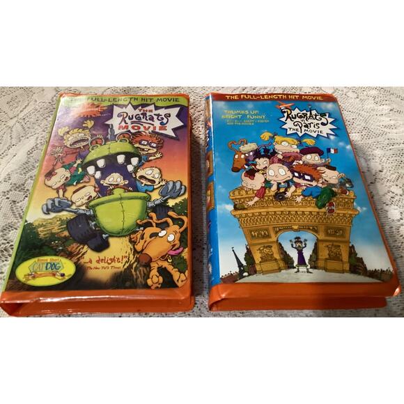 The Rugrats Movie & Rugrats in Paris VHS Tapes (VHS) - Picture 2 of 6